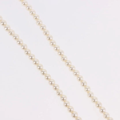 Christian Dior CD Bee Star Pearl Pendant Metal with Faux Pearl, White, Pearl, Necklace