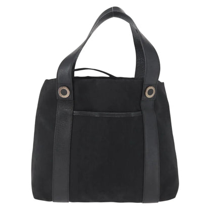 Bvlgari Logomania Canvas, Black, Canvas, Tote Bag