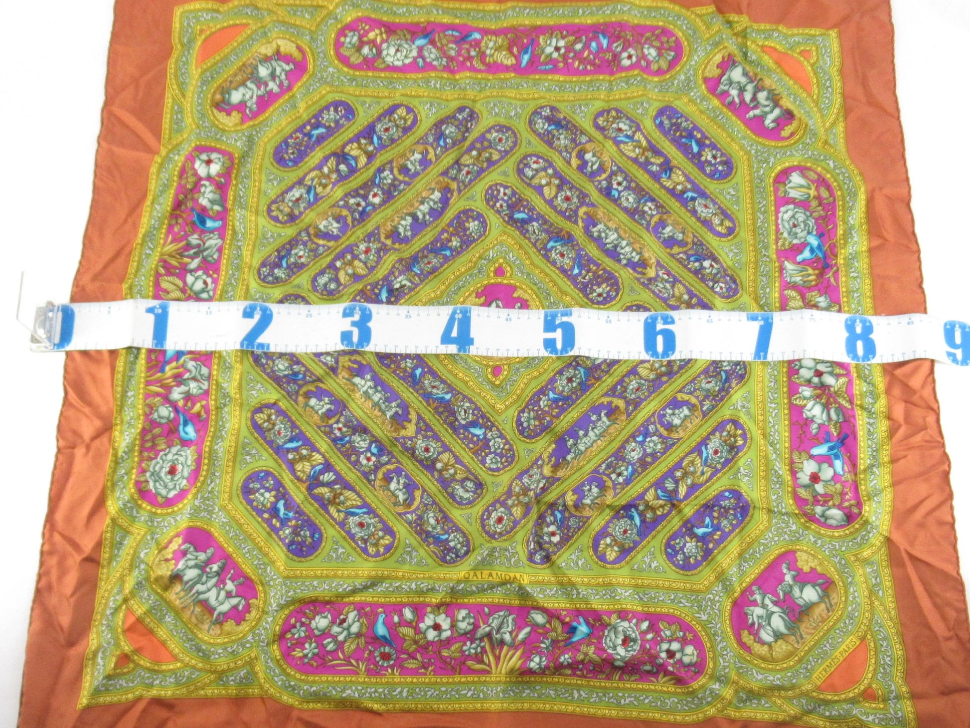 Hermes Carré 90 Silk multicolor, Multicolour, Silk, Scarf