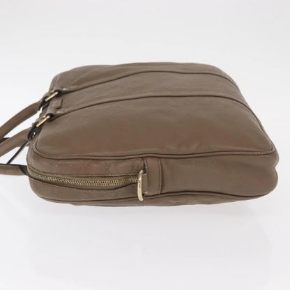Gucci Convertible Briefcase Leather, Brown, Leather, Briefcase