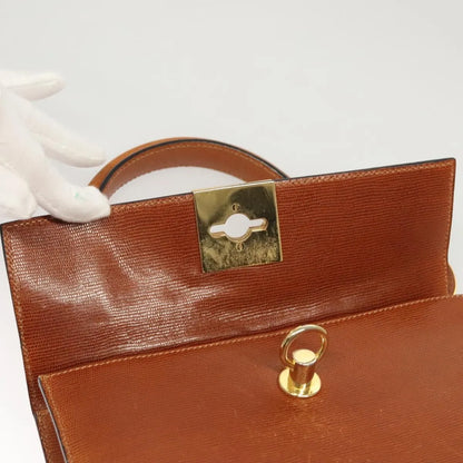Celine vintage Leather, Brown, Leather, Handbag