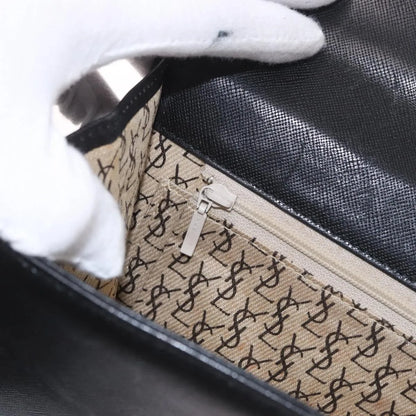 Saint Laurent Vintage Leather, Black, Leather, Clutch