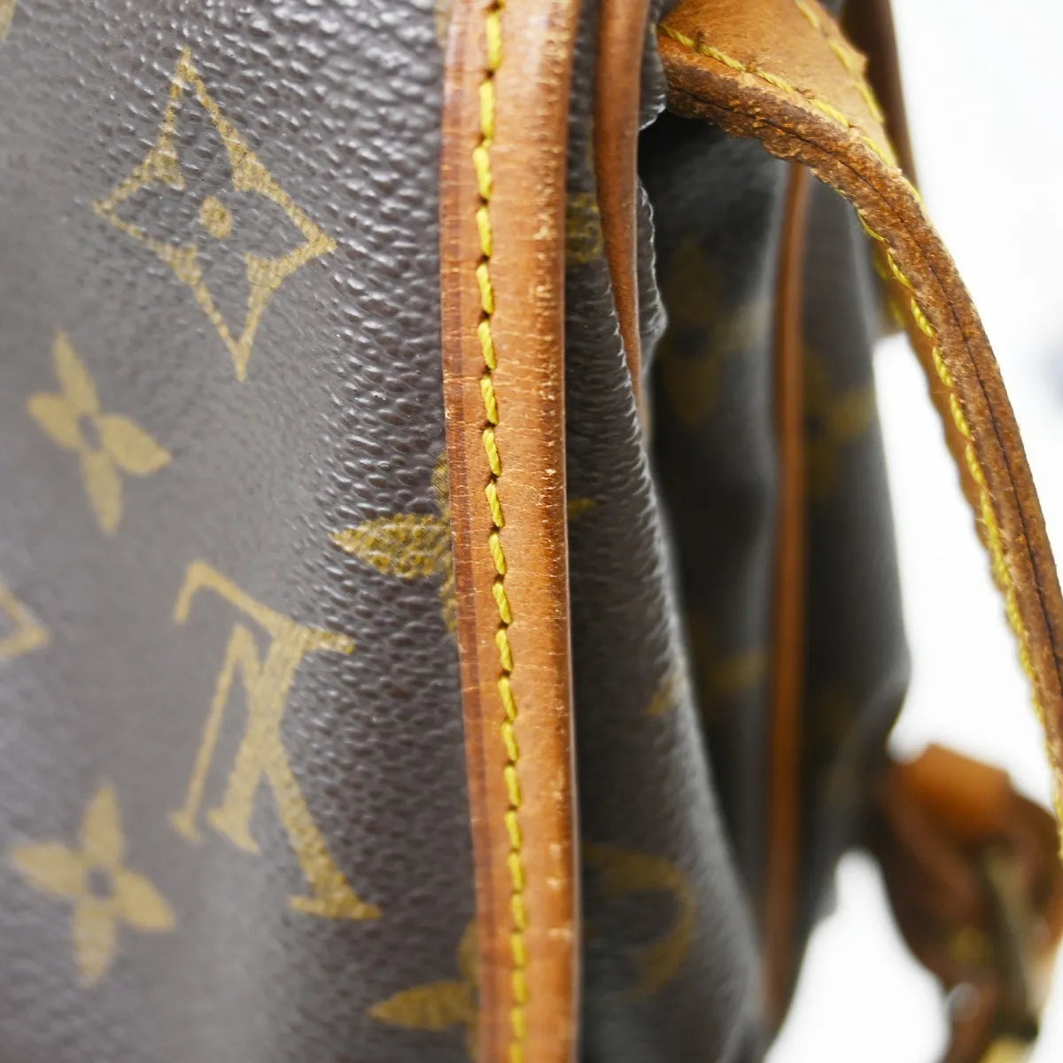 Louis Vuitton Saumur Canvas, Brown, Canvas, Shoulder Bag