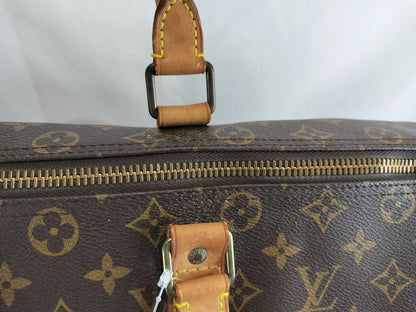 Louis Vuitton Keepall Monogram Canvas, Brown, Canvas, Travel Bag