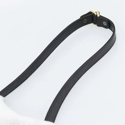 Gucci Vintage Leather, Black, Leather, Shoulder Bag
