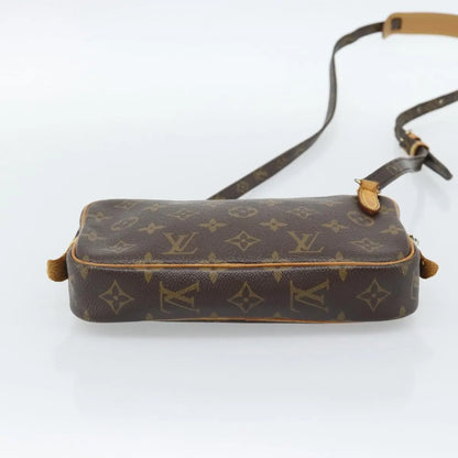 Louis Vuitton Pochette Marly Bandouliere Monogram Canvas, Brown, Canvas, Clutch