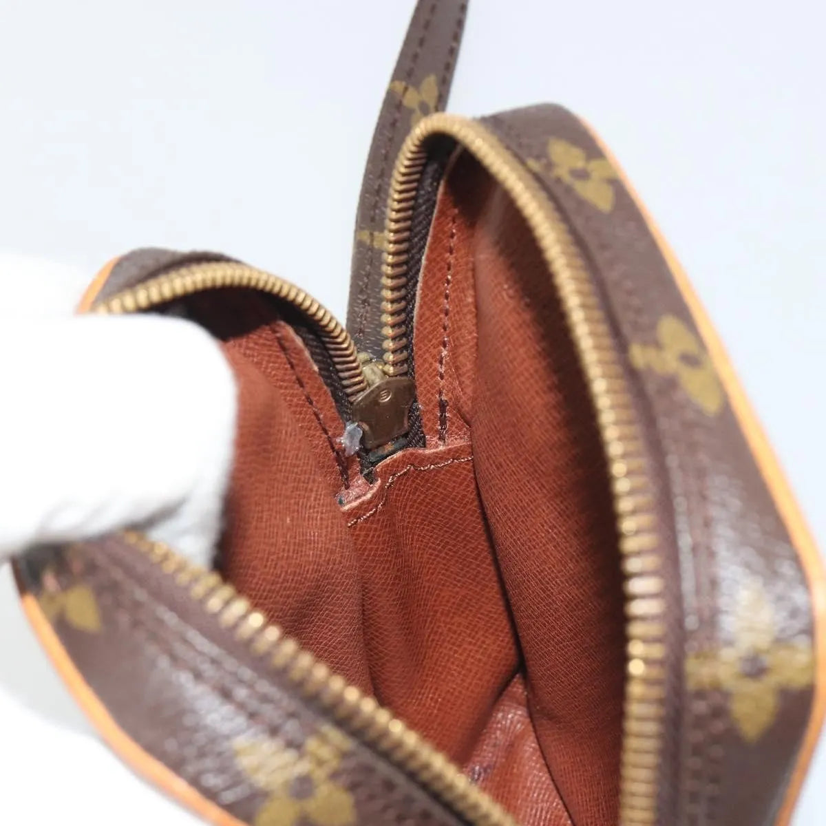 Louis Vuitton Danube Monogram, Brown, Canvas, Shoulder Bag