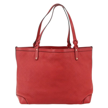 Gucci Craft Tote Diamante Leather, Red, PVC, Tote Bag