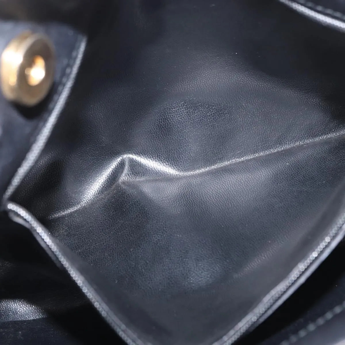 Salvatore Ferragamo Vintage Leather, Black, Leather, Shoulder Bag