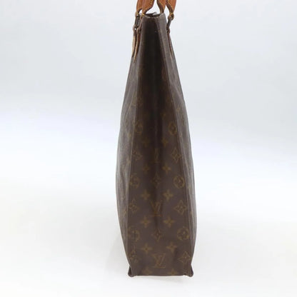 Louis Vuitton Sac Plat Monogram, Brown, Canvas, Tote Bag