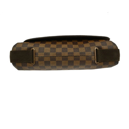 Louis Vuitton Brooklyn Damier, Brown, Canvas, Crossbody Bag