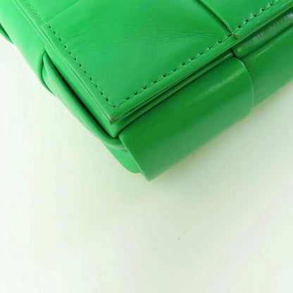 Bottega Veneta Candy Cassette Maxi Intrecciato Leather, Green, Leather, Crossbody Bag