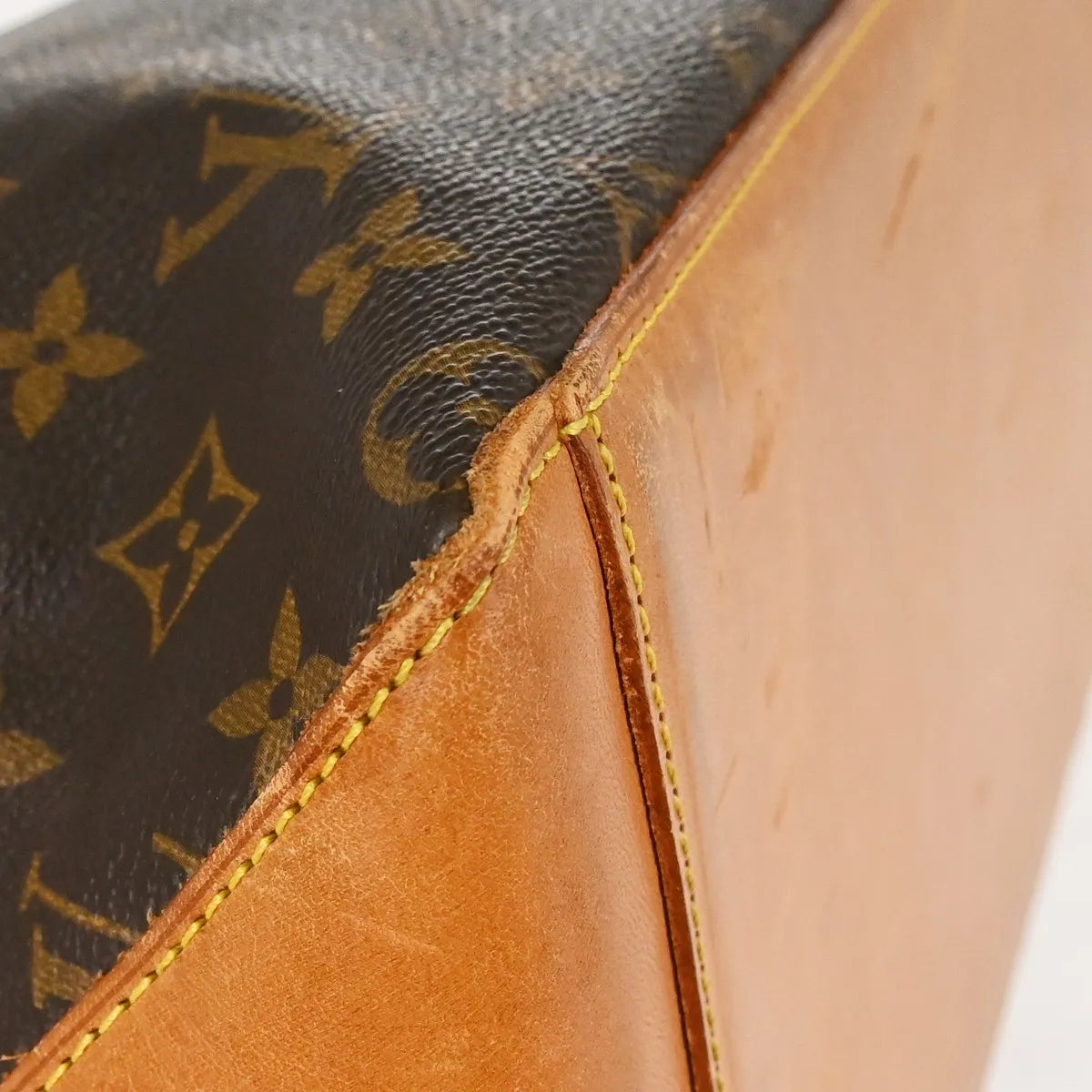 Louis Vuitton Cabas Mezzo Monogram Canvas, Brown, Canvas, Shoulder Bag