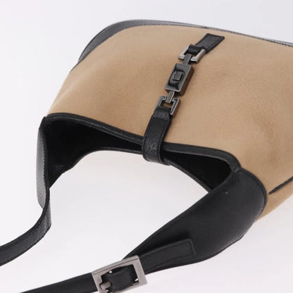 Gucci Jackie Hobo GG Canvas, Beige, Cotton, Shoulder Bag