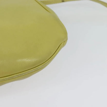 Celine Vintage Leather, Yellow, Leather, Shoulder Bag