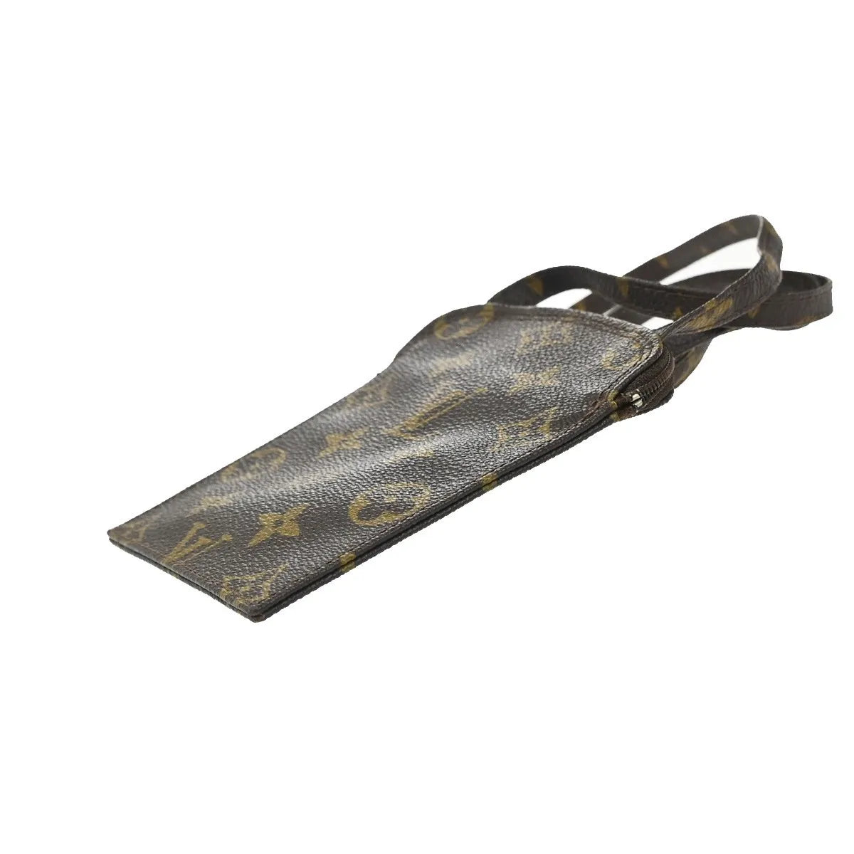 Louis Vuitton Pochette Secret Monogram canvas, Brown, Canvas, Clutch