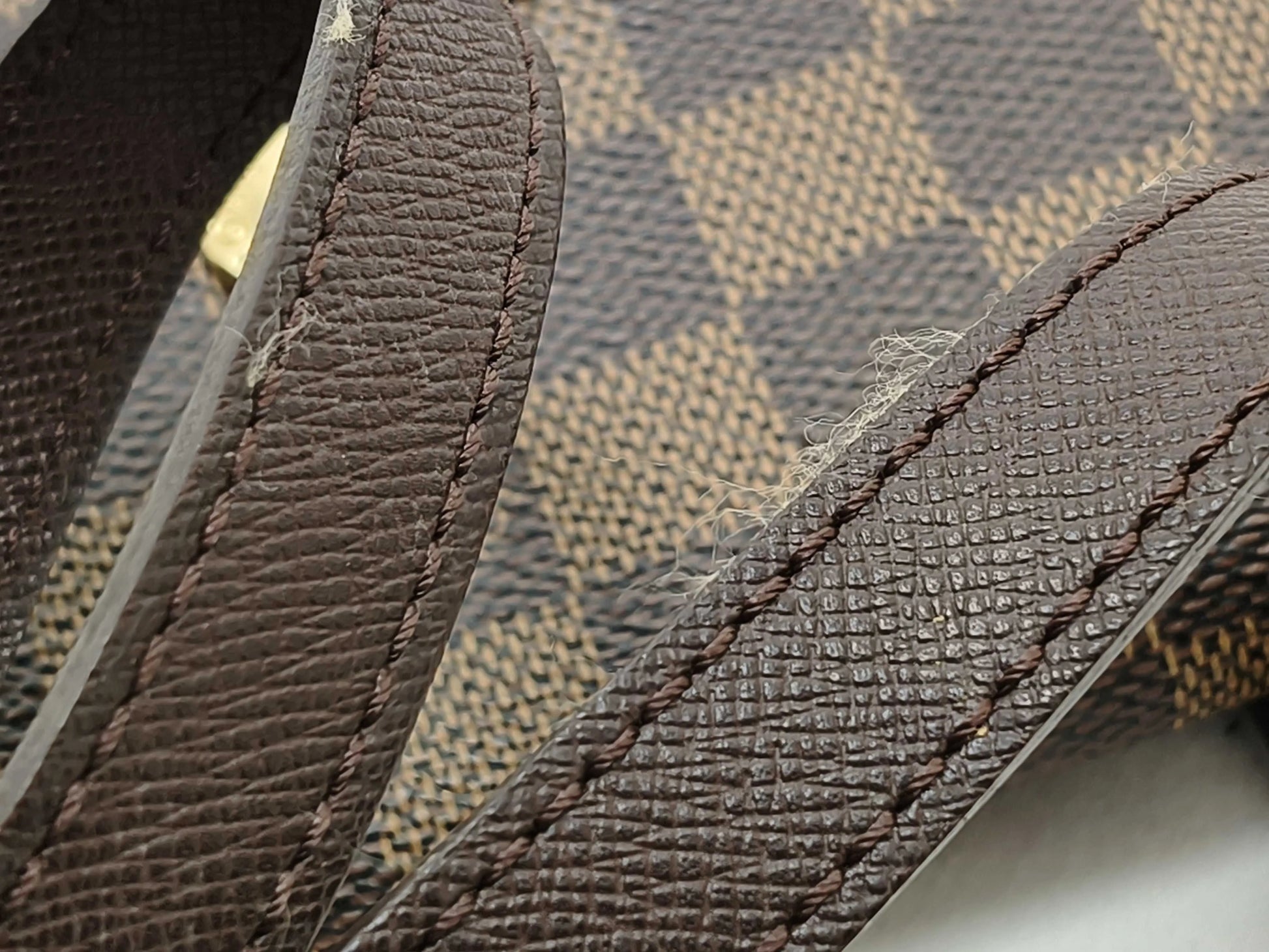 Louis Vuitton Pimlico Damier, Brown, Canvas, Shoulder Bag