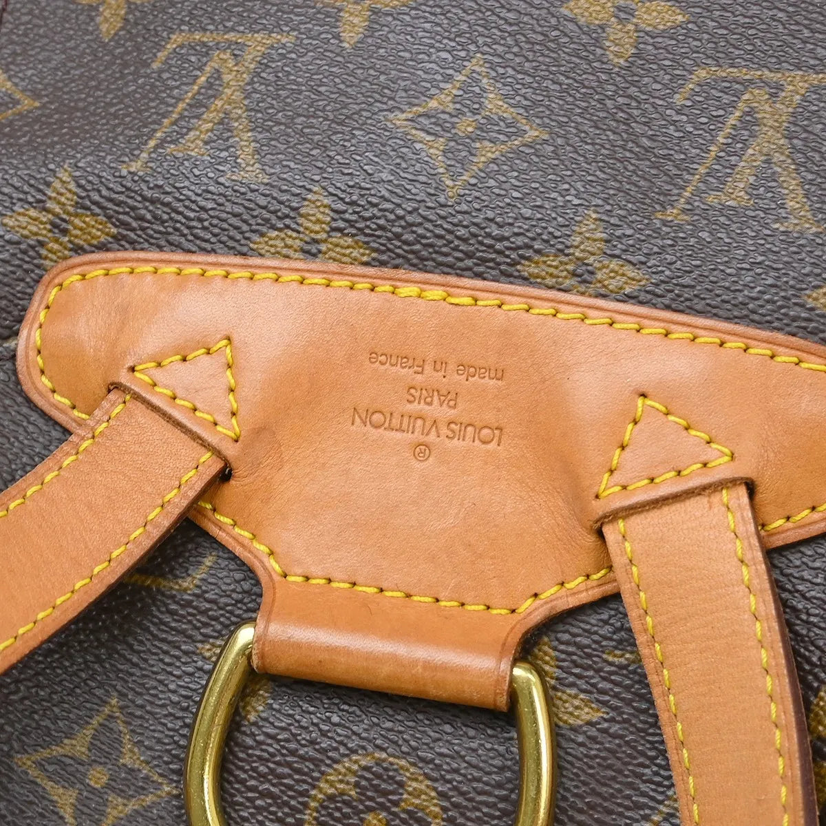 Louis Vuitton Montsouris Monogram Canvas, Brown, Canvas, Backpack