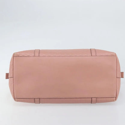 Gucci Britt Convertible Dome Satchel Microguccissima Leather, Pink, Leather, Tote Bag
