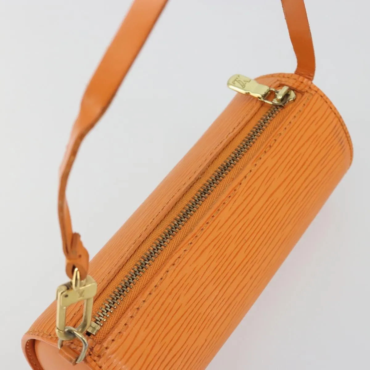 Louis Vuitton Soufflot Pochette Epi Leather, Orange, Leather, Clutch