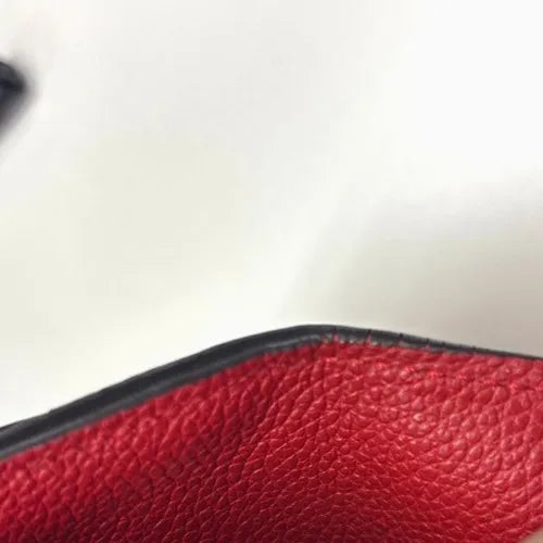 Louis Vuitton Pont Neuf Monogram Empreinte Leather, Red, Leather, Wallet
