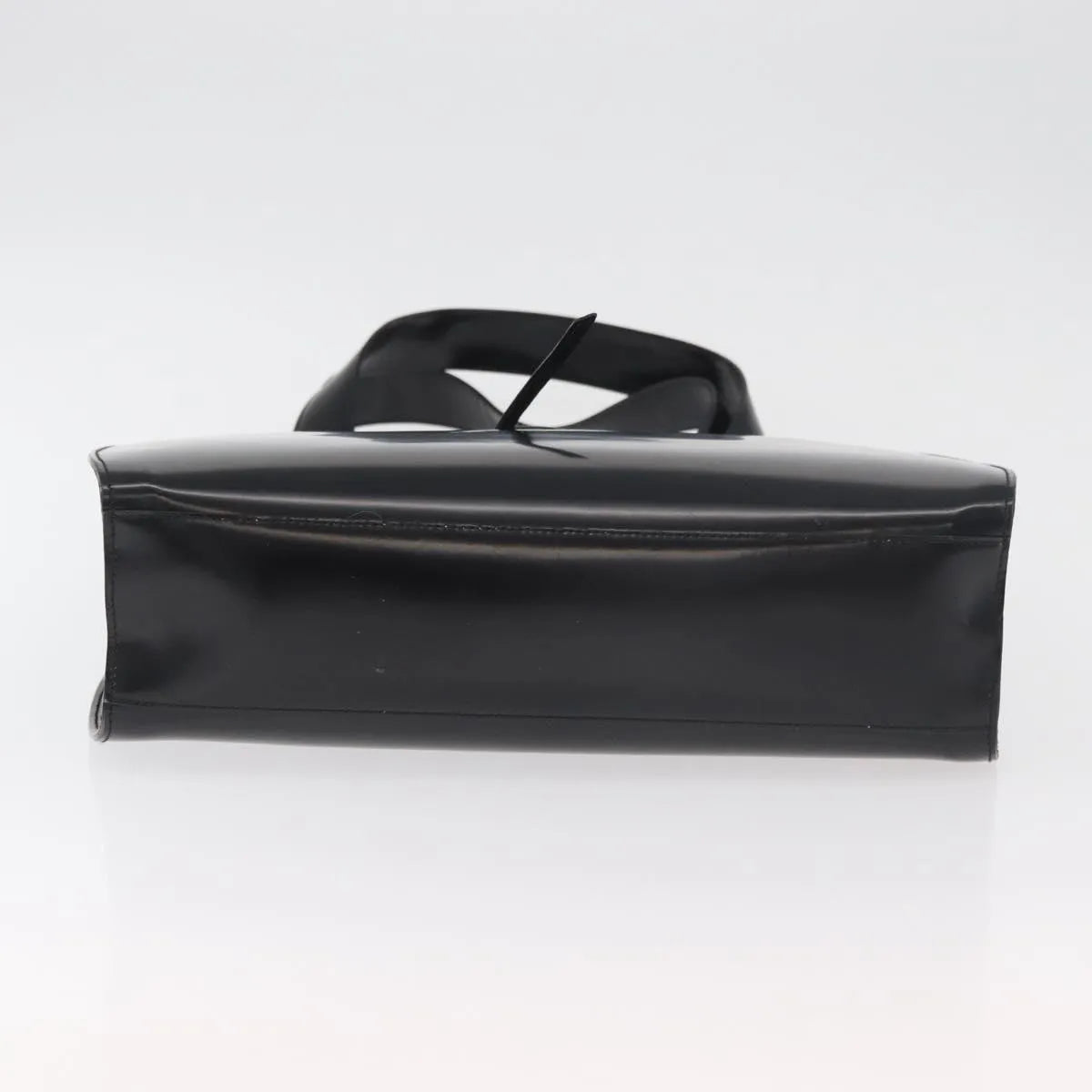 Salvatore Ferragamo Gancini Tote Patent leather, Black, Patent Leather, Tote Bag
