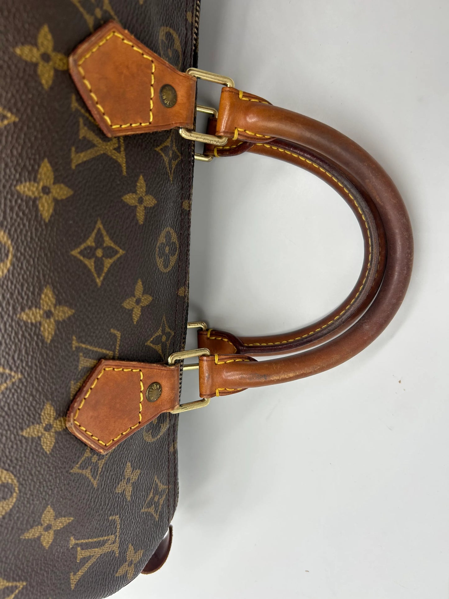 Louis Vuitton Speedy Monogram Canvas, Brown, Canvas, Handbag
