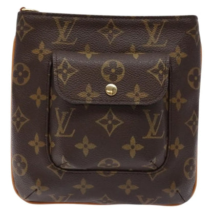 Louis Vuitton Partition Wristlet Clutch Monogram Canvas, Brown, Canvas, Clutch
