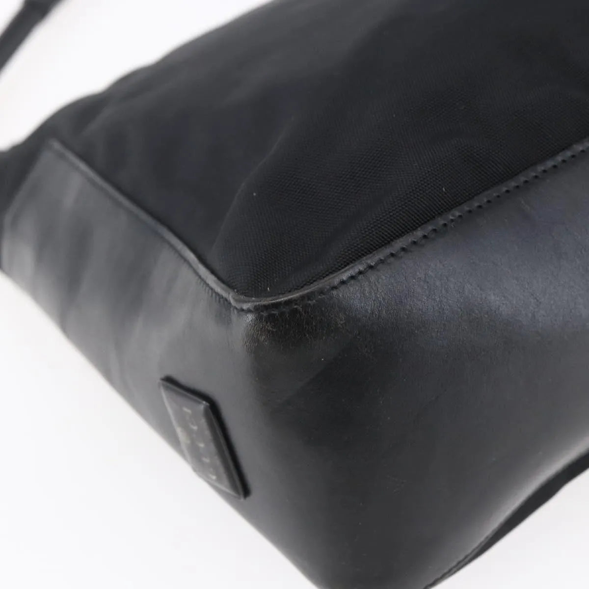 Gucci Vintage GG Canvas, Black, Canvas, Shoulder Bag