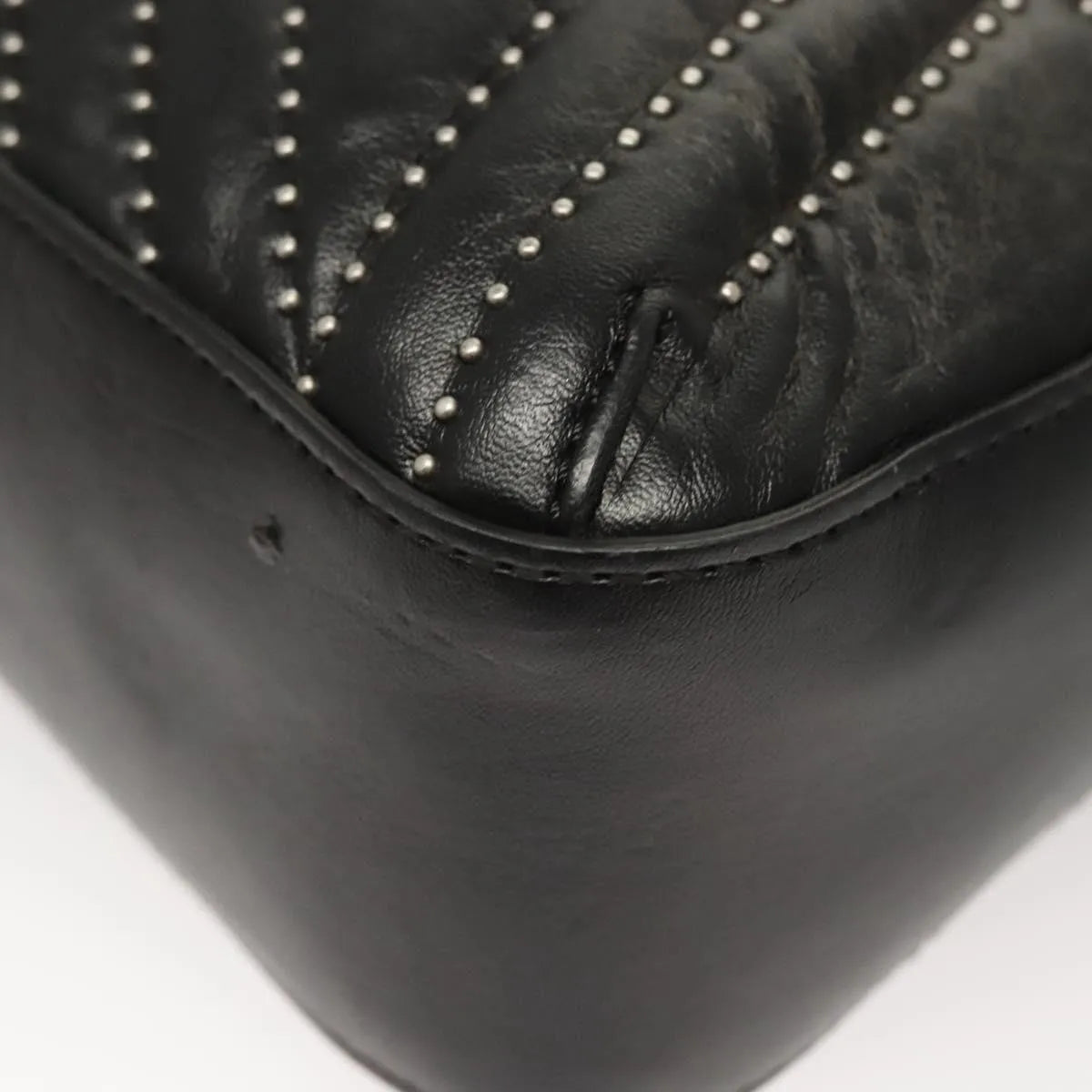 Stella McCartney Stella Star Camera Quilted Faux Leather, Black, Synthetic, Shoulder Bag