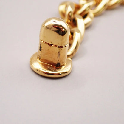 Chanel Vintage Turnlock Reissue Chain Metal, Gold, Gold Plated, Bag