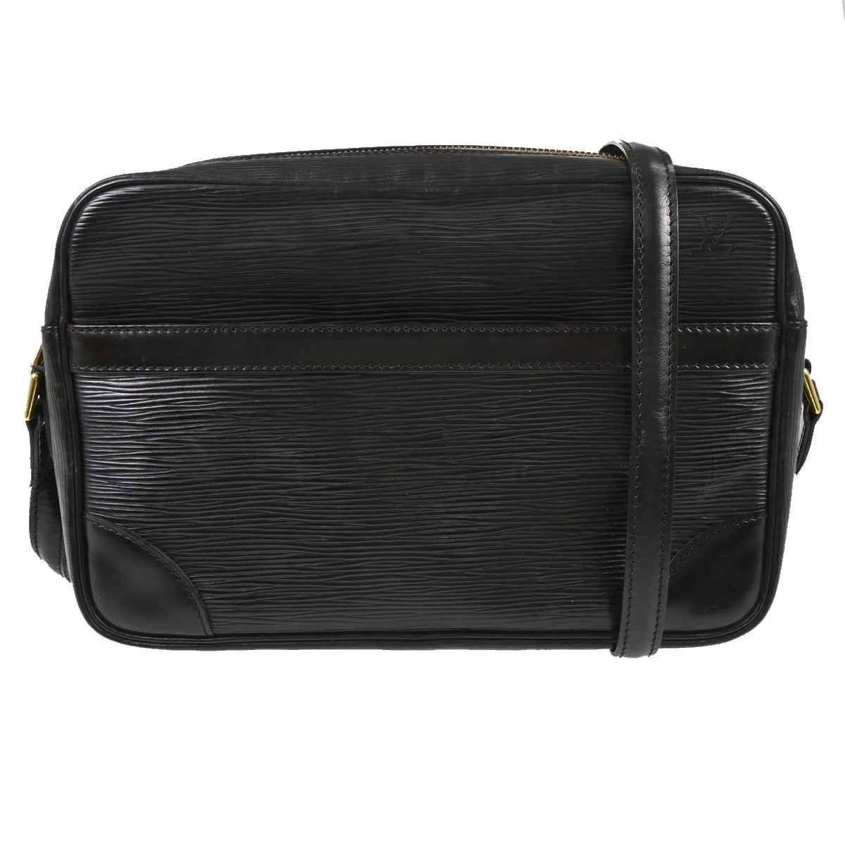 Louis Vuitton Trocadéro Epi, Black, Leather, Shoulder Bag