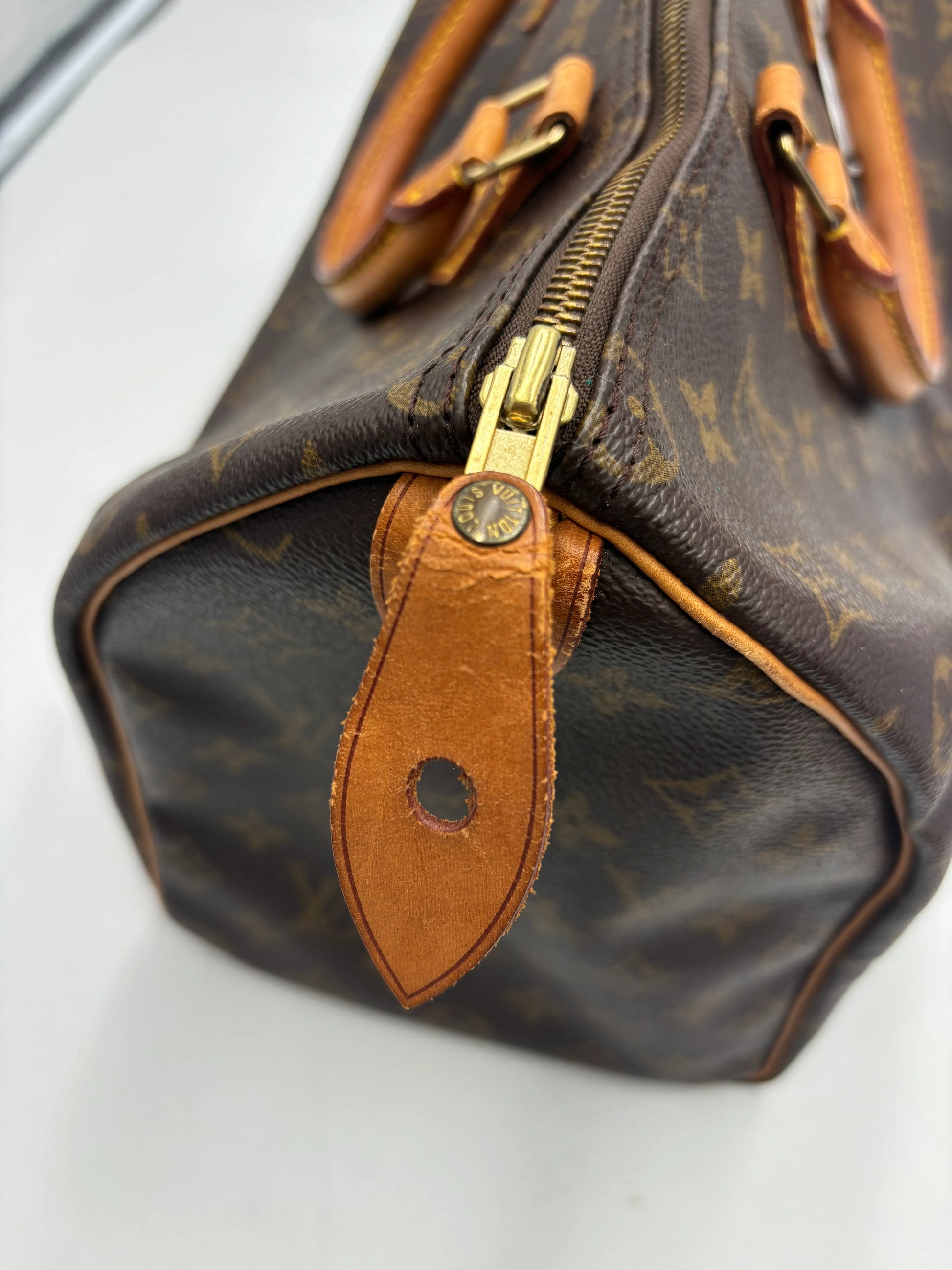 Louis Vuitton Speedy Monogram Canvas, Brown, Canvas, Handbag