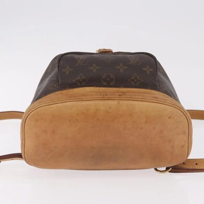 Louis Vuitton Vintage Montsouris Monogram Canvas, Brown, Canvas, Backpack