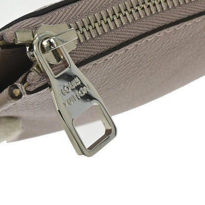 Louis Vuitton Zip Around Pochette Jour Leather, Beige, Calfskin, Clutch
