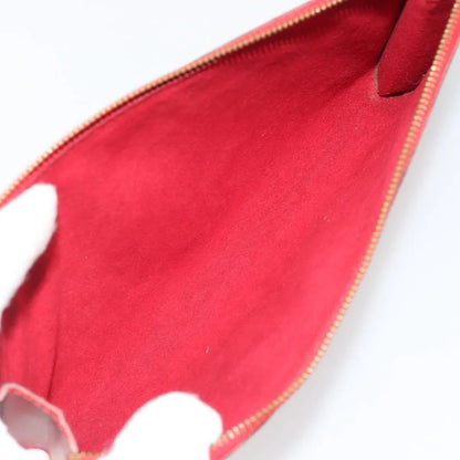 Louis Vuitton Pochette Accessoires Epi, Red, Leather, Clutch