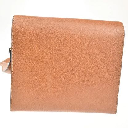 Gucci Vintage Lady Lock Top Handle Leather, Brown, Leather, Shoulder Bag