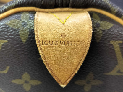 Louis Vuitton Speedy Monogram Canvas, Brown, Canvas, Handbag