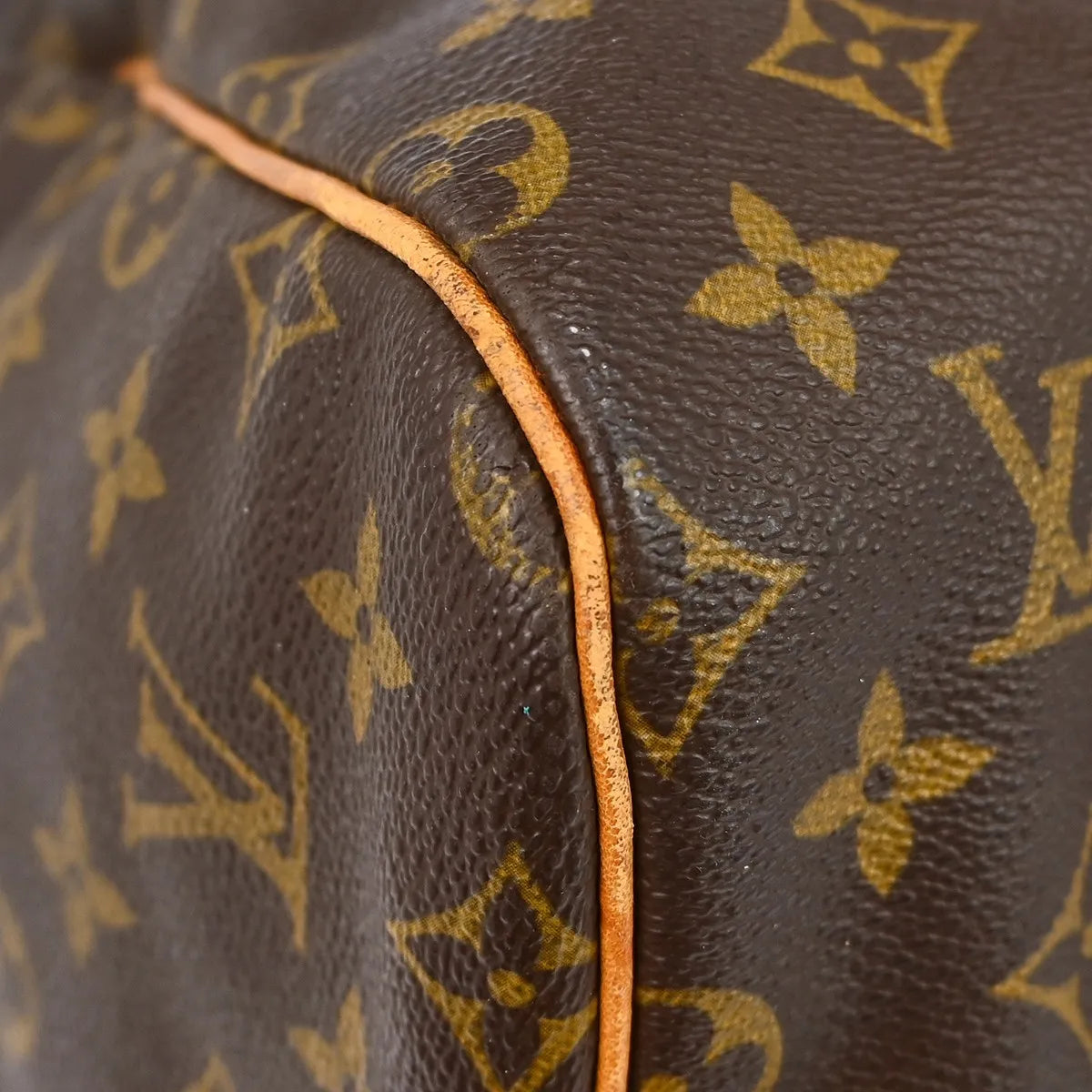 Louis Vuitton Keepall Monogram, Brown, Canvas, Travel Bag
