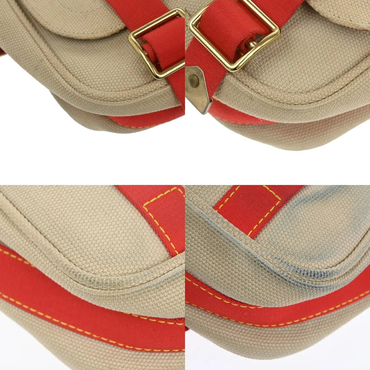 Louis Vuitton Antigua Besace Messenger Canvas, Beige, Canvas, Shoulder Bag