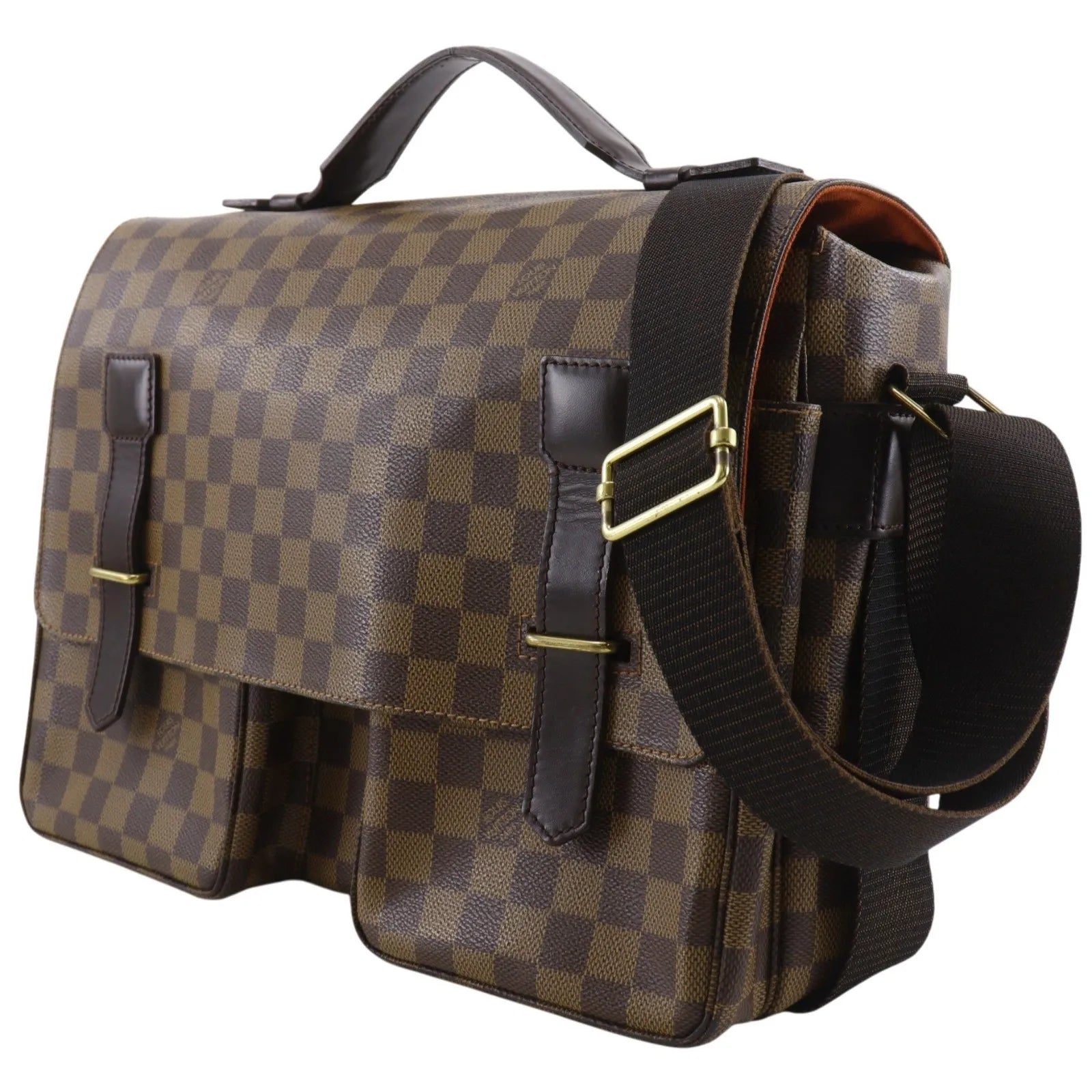 Louis Vuitton Broadway Damier, Brown, Canvas, Shoulder Bag