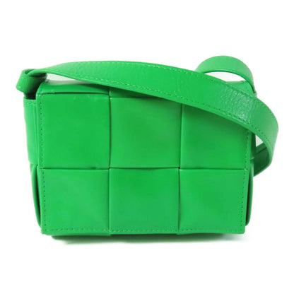 Bottega Veneta Candy Cassette Maxi Intrecciato Leather, Green, Leather, Crossbody Bag