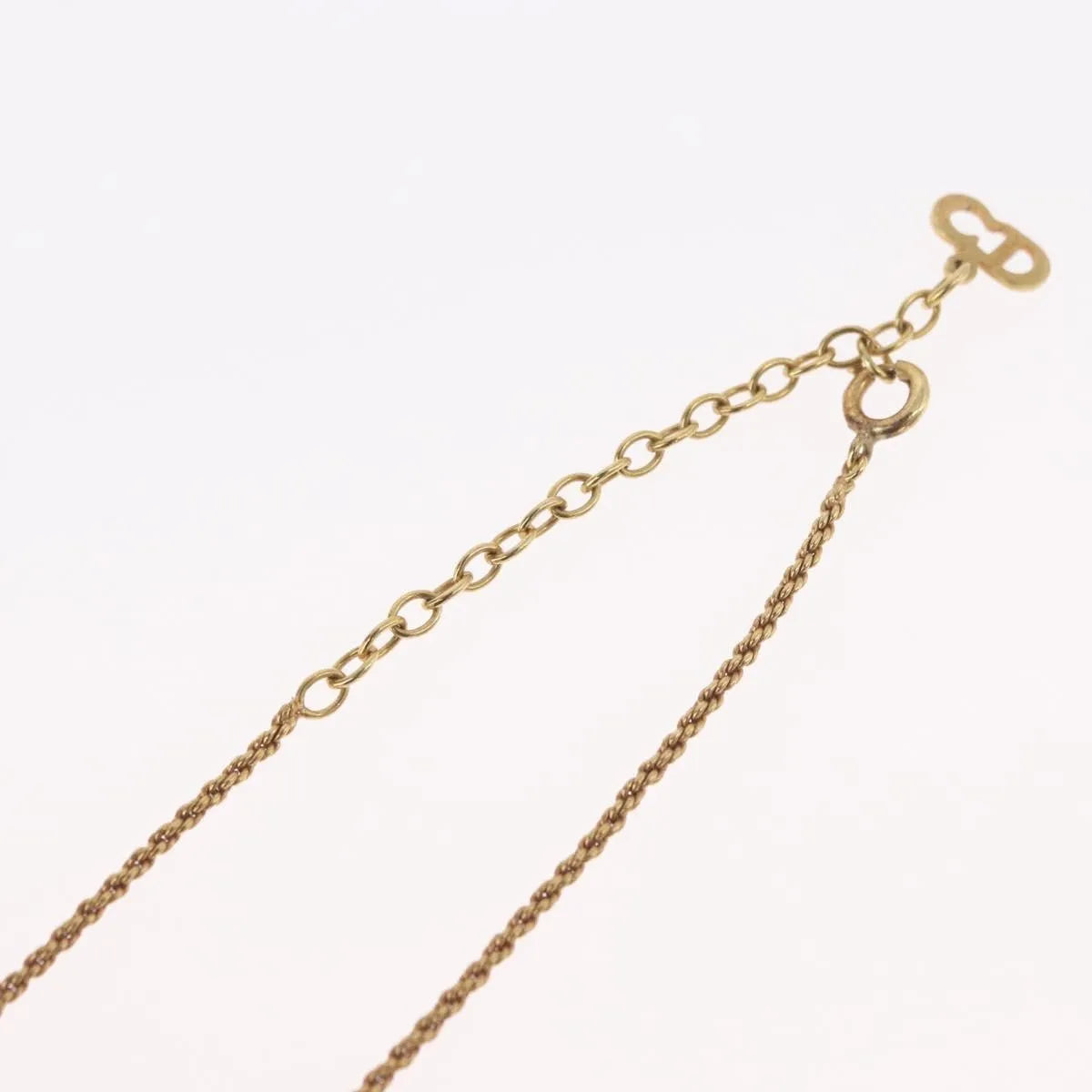 Christian Dior CD Pendant Gold-plated, Gold, Gold Plated, Necklace
