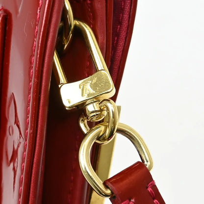 Louis Vuitton Rossmore Monogram Vernis, Red, Patent Leather, Shoulder Bag