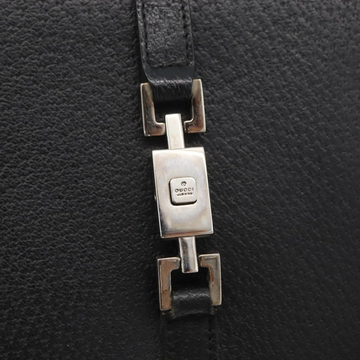 Gucci Jackie Tote Guccissima Leather, Black, Leather, Handbag