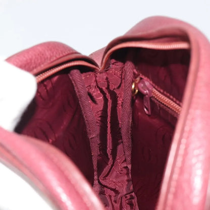 Cartier Tasseled Must de Cartier Leather, Burgundy, Leather, Shoulder Bag
