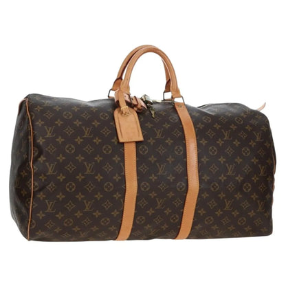 Louis Vuitton Keepall Monogram Canvas, Brown, Canvas, Travel Bag
