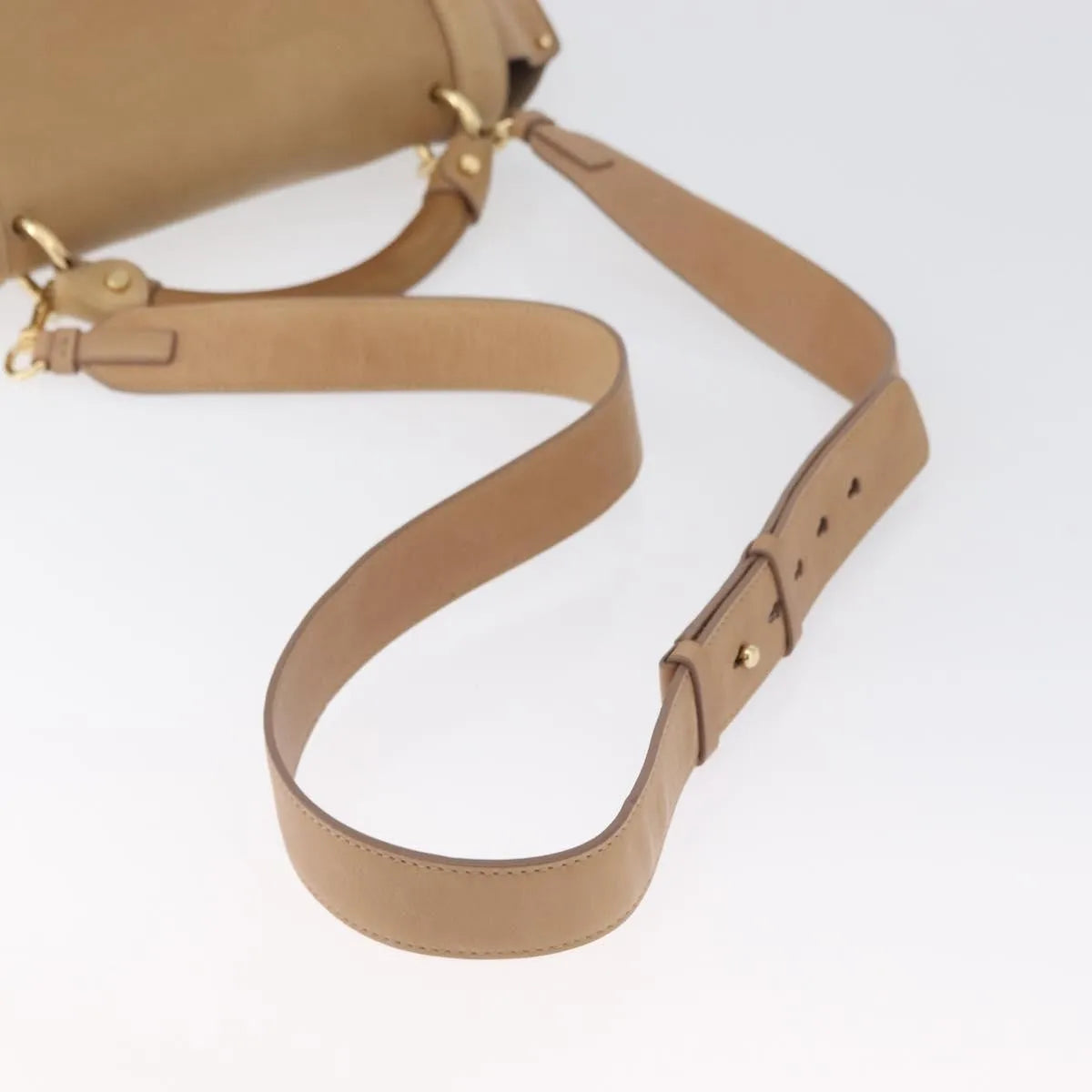 Salvatore Ferragamo Suzanna Satchel Smooth Leather, Beige, Leather, Handbag