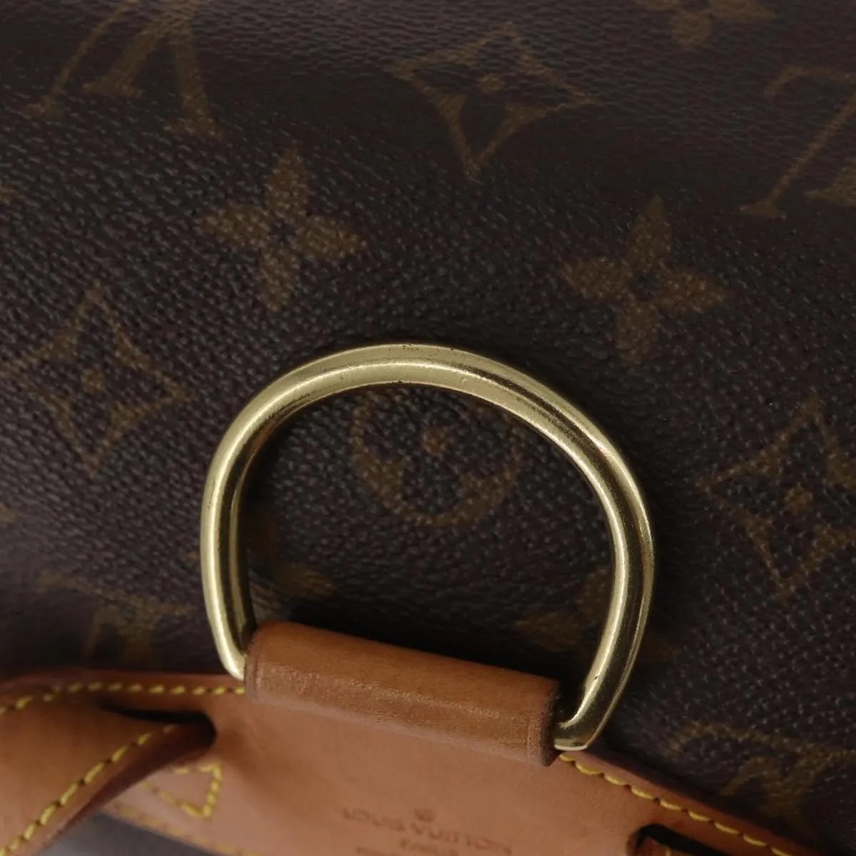 Louis Vuitton Vintage Montsouris Monogram Canvas, Brown, Canvas, Backpack