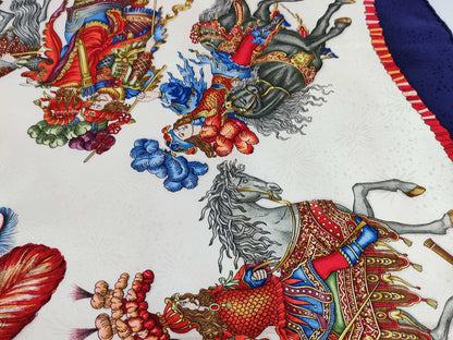 Hermes Carré 90 Silk multicolor, Multicolour, Silk, Scarf